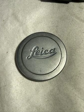 Leica Vintage 42mm Metal Front Lens Cap – Silver, Felt Lined