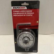 Medidor de ángulo de par Autocraft 1/2"" accionamiento, 360 grados Escala, AC636