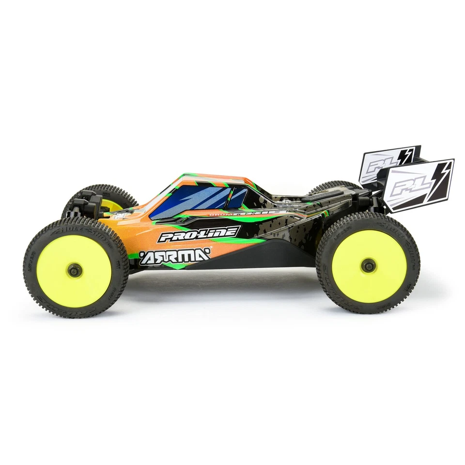 Pro-Line PRO367120 1/14 Pre-Cut/Painted Axis Tribe Yellow/Blck Body: Typhon GROM - Image 4 of 4