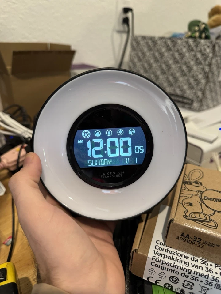 La Crosse Technology C85135 Color Mood Light Alarm Clock with Nature Sounds.  14 - Image 2 of 4