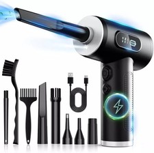 Compressed Air Duster-3 Gear Adjustable 100000RPM Electric Air Duster with LED