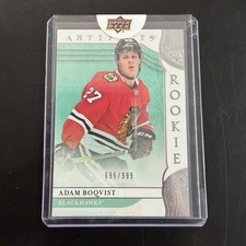 2019-20 Upper Deck Artifacts Rookie Redemption 696/999 Adam Boqvist #RED219