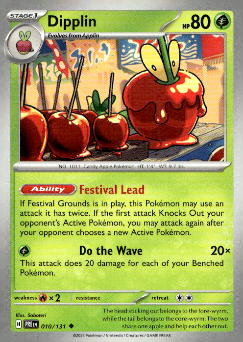 Dipplin Uncommon SV: Prismatic Evolutions 010/131 NM