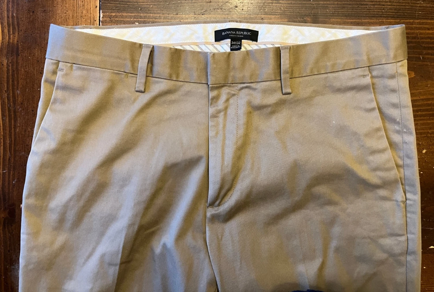 Banana Republic Aiden Pant Slim Fit Flat Front Dress stretch Pant 34X32
Opens in a new window or tab
