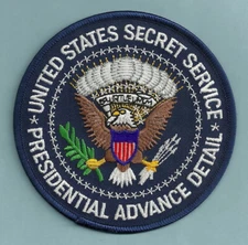 U.S. SECRET SERVICE PRESIDENTIAL ADVANCE DETAIL PATCH