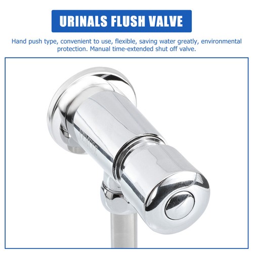 Urinal Flushometer Manual Valve Toilet Cistern Part Bathroom Supplies - Picture 8 of 12