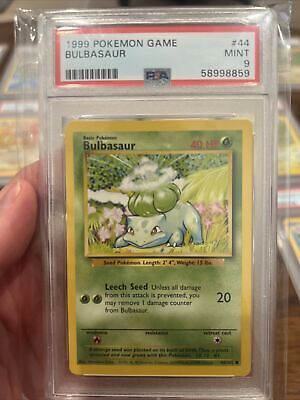 Auction Prices Realized Tcg Cards 1999 Pokemon Game Bulbasaur 1ST EDITION