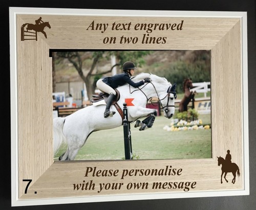 PERSONALISED ENGRAVED FOOTBALL/SPORT DESIGN AWARD GIFT 6" X 4" PHOTO FRAME - Picture 8 of 16