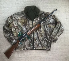 REMINGTON Reversible REALTREE CAMO Army Green Jacket Hood Size XL