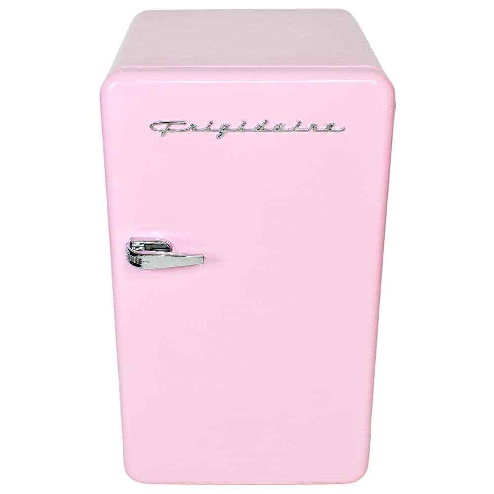 3.2 cu. ft. Mini Retro Fridge in Pink w/Freezer