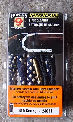 Hoppes 9 BoreSnake Rifle Cleaner .410 Gauge #24031 New in Package NIP 