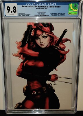 PETER PARKER SPECTACULAR SPIDER-MAN #1 CGC 9.8 KRS ARTGERM VIRGIN VARIANT D!