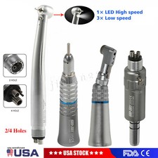 Dental LED High low Speed Handpiece 2/4 Holes Air Turbine kit NSK Pana Max Style