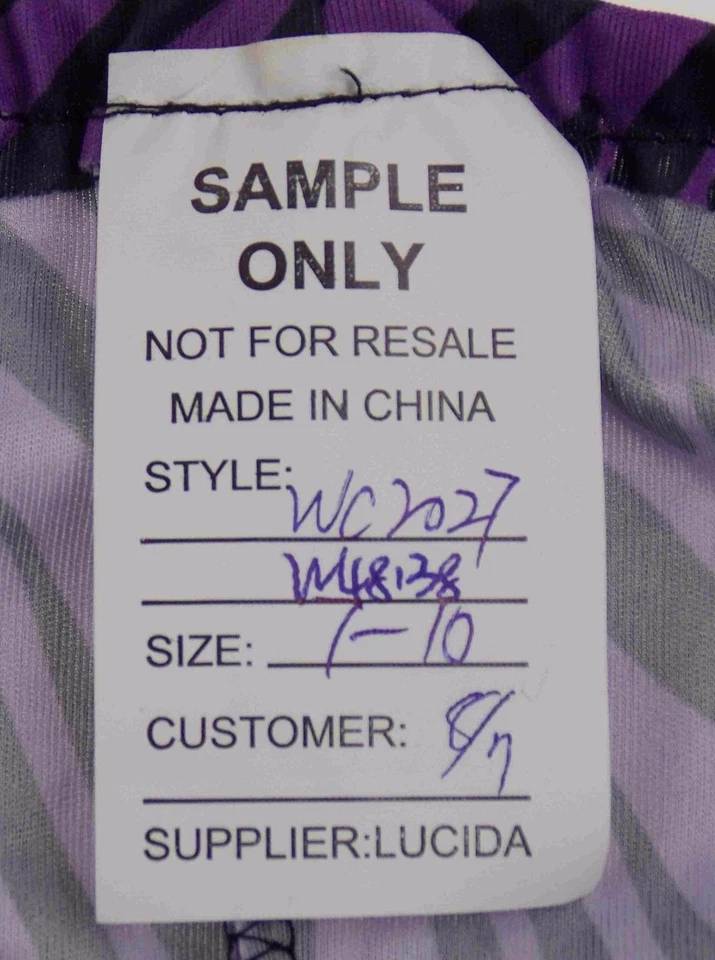 Leg Avenue Girls Purple Pink Dress Up Costume Off Shoulder Dress Pants Xmas Gift - Image 4 of 4