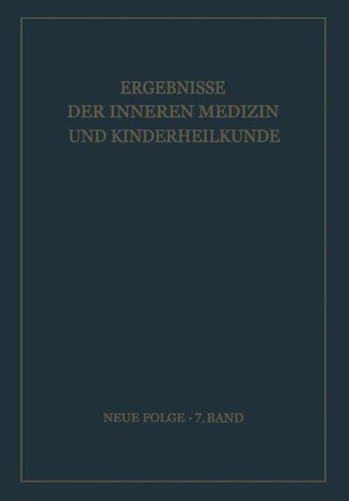 L. Heilmeyer (u. A.) | Ergebnisse Der Inneren Medizin Und