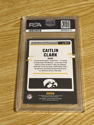 2024 Caitlin Clark Collection Highlight Gold #H11 /99 PSA 7 | eBay