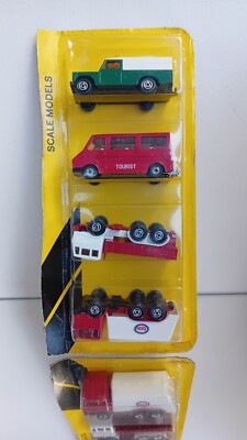 Efsi Holland 4er Pack Land Rover Citroen Mercedes Truck Esso auf Blister selten