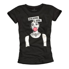 Damen T-Shirt Audrey lustige Sprüche Shirt schwarz Hepburn Top witzige geschenke