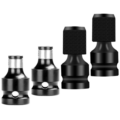 4 Pcs Square Drill Bit Socket Adapter for Impact Driver Drywall eBay