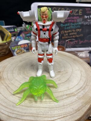Vintage REAL GHOSTBUSTERS EGON SPENGLER, Super Fright Features 1989 W/ Ecto Bug