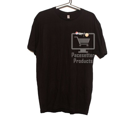 NEW Pepsi Zero Sugar Lay's Promotional Premium Black T-Shirt Size Large L