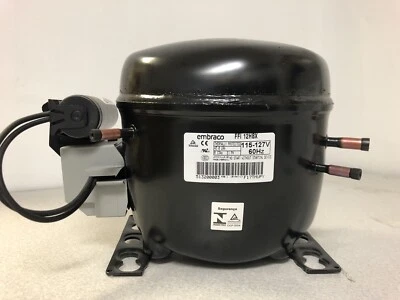 NEW EMBRACO FF12HBX 1/3+hp Compressor - 115V R134A AEA4448YXA Replacement