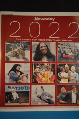 ''2022 THE YEAR'S TOP NEWS EVENTS & IMAGES''  Newsday  NY newspaper  VG+ CONDITION