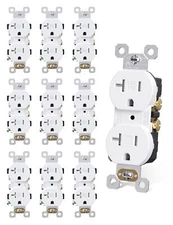 20 Amp Outlet Duplex Electrical Receptacle Outlets,Power Outlet,Tamper Resistant