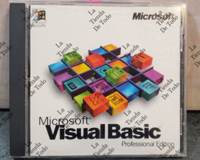 Vintage software Visual Basic Professional Edition