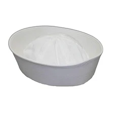 GI White Military US Navy Cotton Dixie Cup GOB Sailor Hat Different Sizes