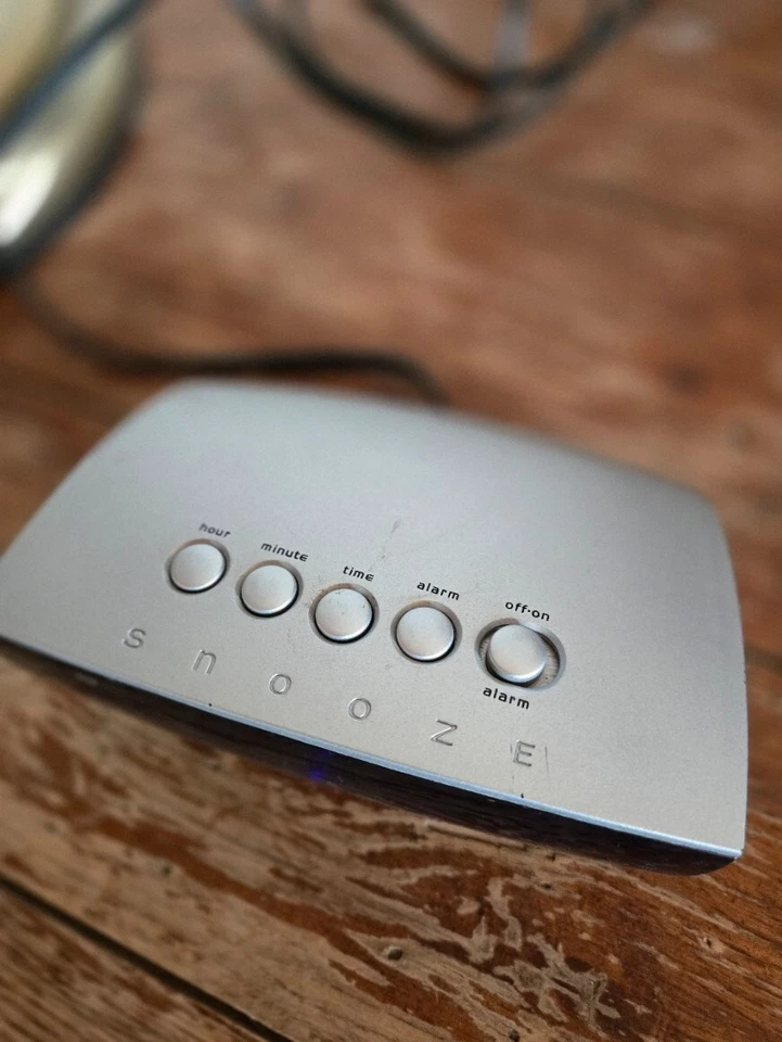 Equity by La Crosse 75903 0.9" Blue LED Digital Desktop Alarm Clock - Image 2 of 2