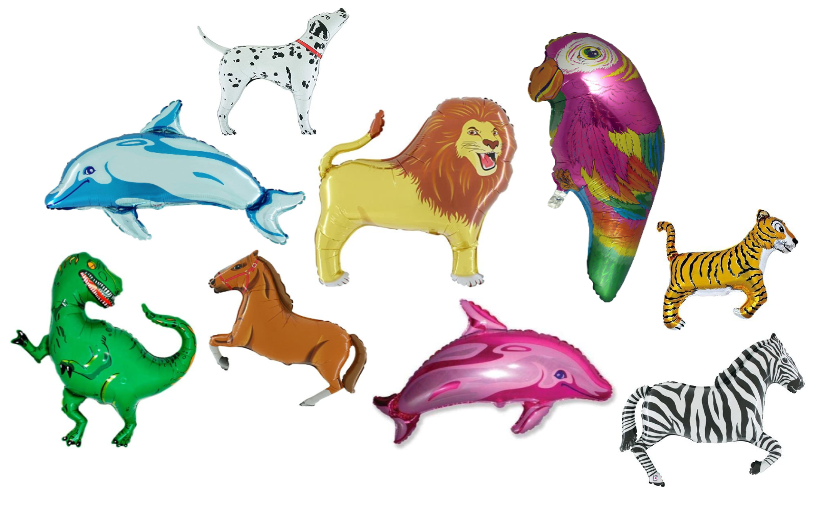 100 Assorted Animal Foil Shaped Balloons for Wholesale | eBay