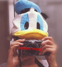 New Kids/Adults Disney Donald Duck Costume Cosplay Party Plush Warm Hat Cap