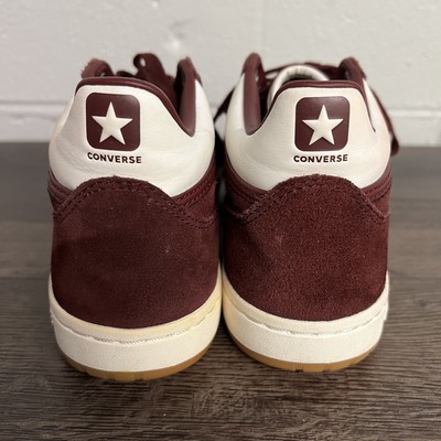 Converse Shoes Fastbreak Pro Mid Top Deep Bordeaux/Egret Gum Mens 8 Womens 9.5 Size 8 - Converse Fastbreak Pro Mid White Deep Emerald for  main image 4