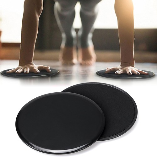 2X Exercise Sliding Gliding Discs Fitness Core Sliders Sport Full Body Workout - Picture 7 of 8