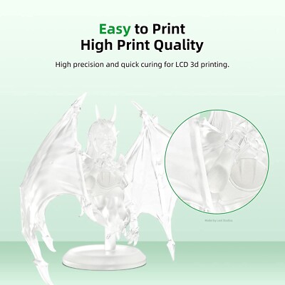 Resina Plant Based ANYCUBIC Per Stampanti 3D - Basso Odore, Alta Precisione, 405nm, 2000g