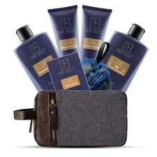 YARD HOUSE Mens Bath and Body Gift Basket -Luxury Self Care Spa Gift Set for Him