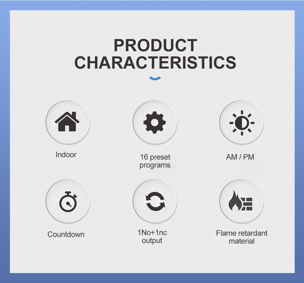 Digital Time Switch Relay 7 Days Programmable Din Rail Control Ac 220v-48v 16a