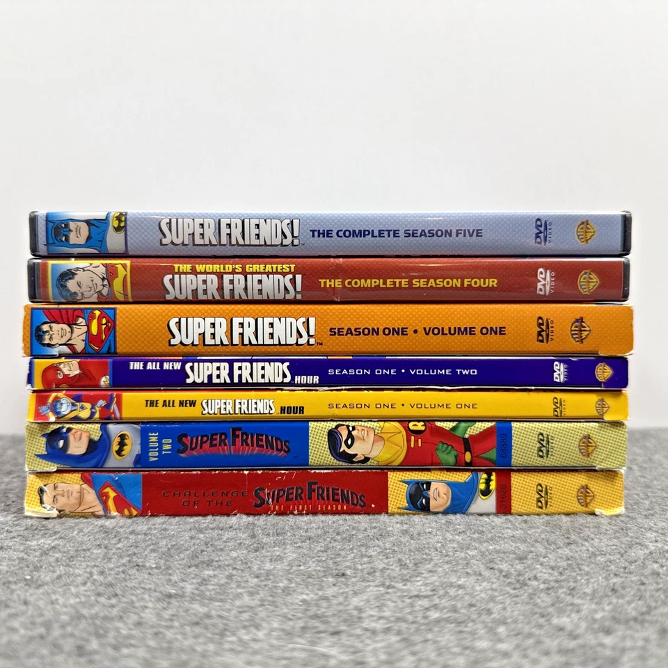 DC Comics Super Friends DVD Lot, Superman, Batman, Wonder Woman, Green Lantern - Image 2 of 4