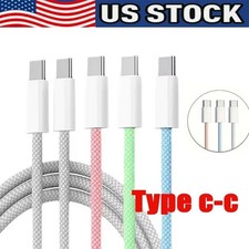 For iPhone 17 16 15 USB-C to USB-C Cable Fast Charger Lot Type C Charging Cord