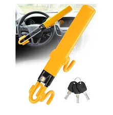 Steering Wheel Lock - Heavy Duty Antitheft Device and Car Security Lock with ...