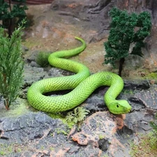 Realistic Fake Snakes Toy Soft Rubber Snake Garden Snake Scare Birds & Squirrels