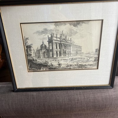 Piranesi, Giovanni Battista Etching  Basilica di San Giovanni In Laterano 