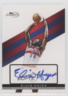 2008-09 Topps Signature Auto 213/625 Elvin Hayes #TSA-EH Auto HOF 11r1