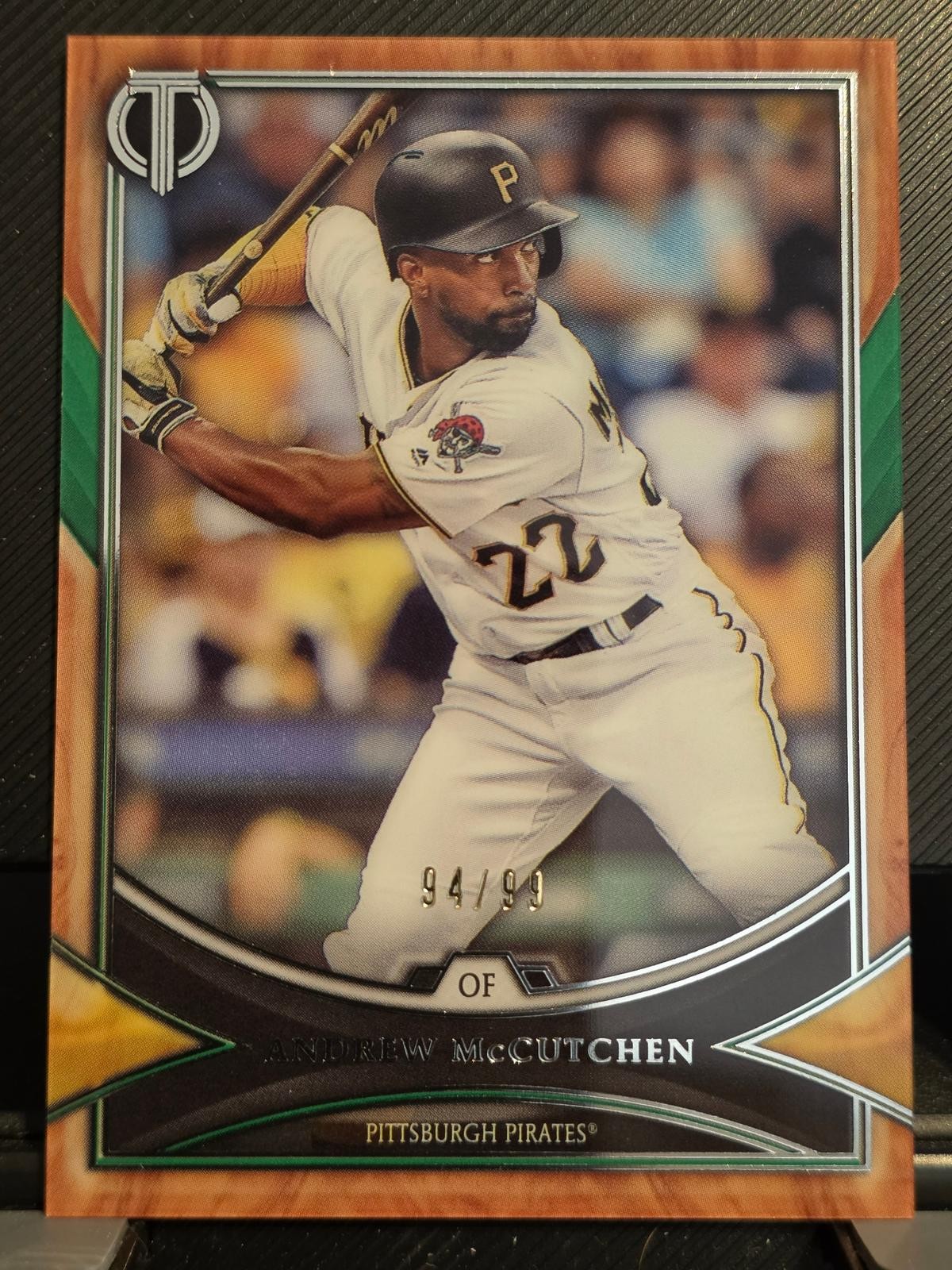 2018 Topps Tribute #83 Andrew McCutchen Green #/99