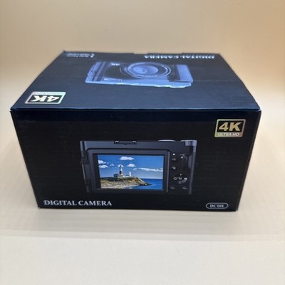 Digital Camera 4K DC101 48MP Resolution 16x Zoom Auto Focus Flash Lamp Ultra HD