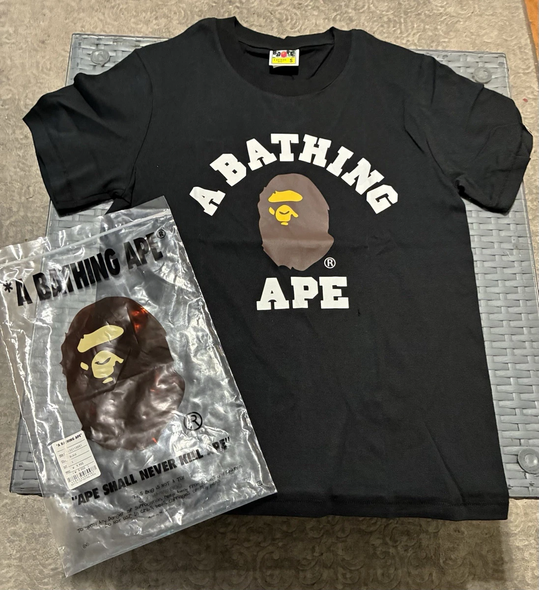 A Bathing Ape College T-Shirts for Men for sale | eBay