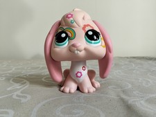 Littlest Pet Shop Jumbo Deco Pets Rabbit / Bunny no # - LPS, Hasbro RARE (ppink