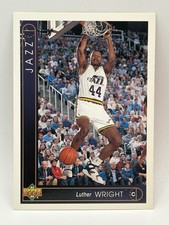 1993-94 Upper Deck #339 Luther Wright Utah Jazz Basketball Card