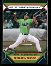 2025 Hub City Spartanburgers Anthony Susac RC Rookie Rangers Minor League